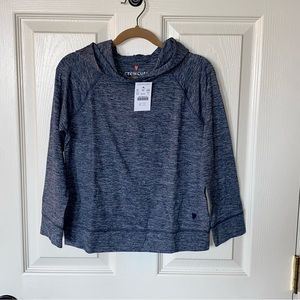 Crewcuts Active Blue Heathered Hoodie -NEW✨